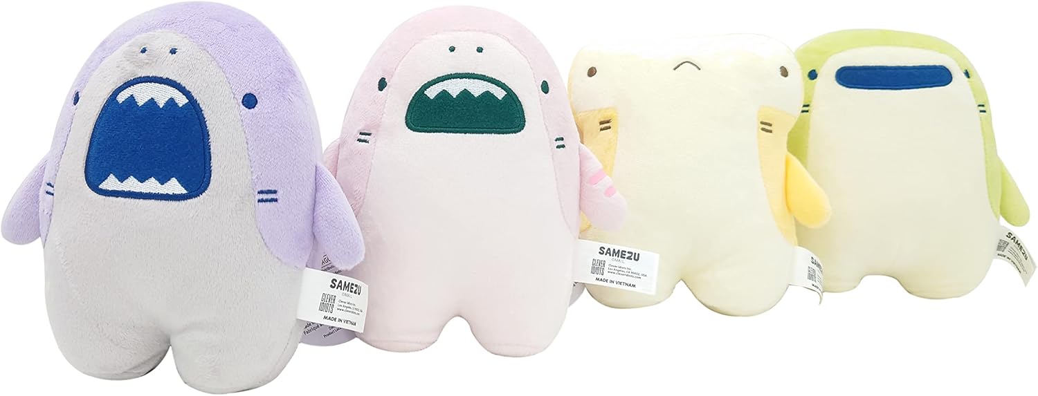 SAMEZU – Animal de peluche pastel de 14 pulgadas, lindo, coleccionable y tierno personaje de juguete, tela de poliéster ultrasuave, diseño japonés