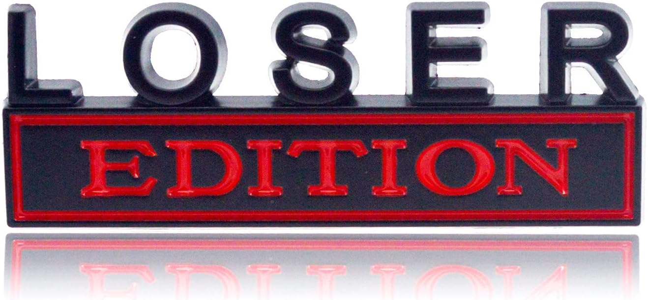 Universal Lose Edition – Adhesivo de repuesto para automóvil, camión, SUV, compatible con Ford F150, Jeep, Dodger, Chevrolet, Chevy Silverado,