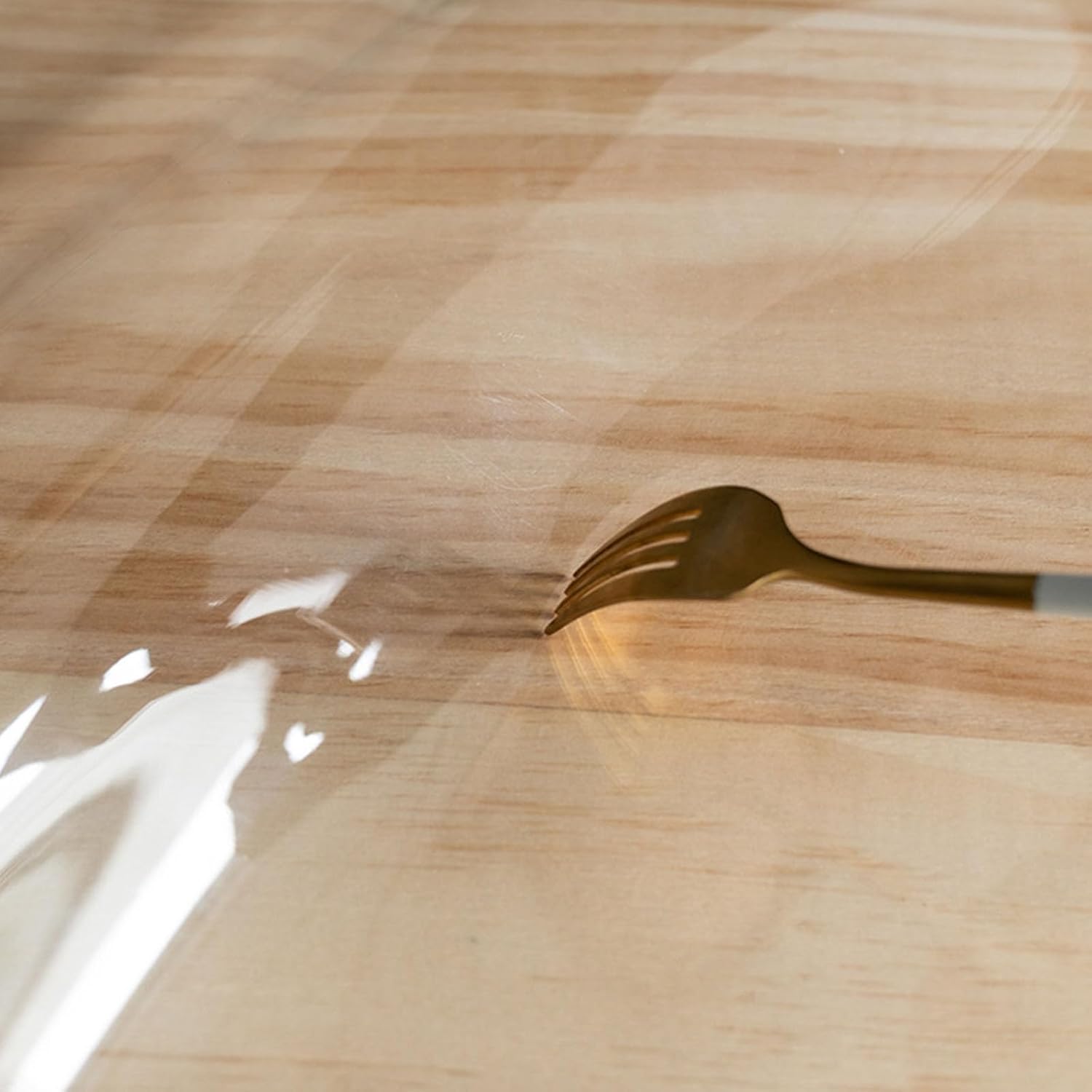 Protector de escritorio transparente, lavable para una fácil limpieza, protector de escritorio de PVC transparente para restaurantes y mesas de