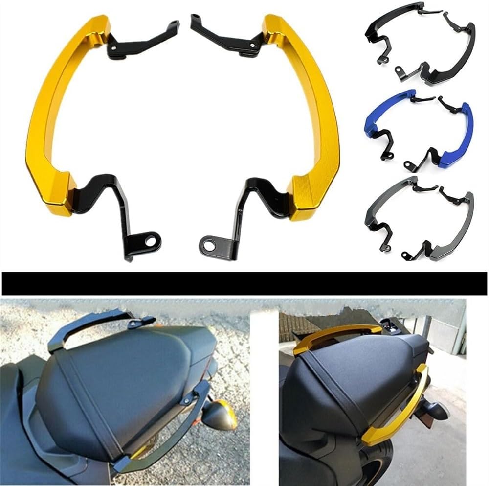 Motorcycle Passenger armrest Motorcycle Passenger Grab Bars Rear Seat Pillion Grab Rail Handle for Y&AMAHA MT07 FZ07 FZ-07 MT FZ 07 2014 2015 2016