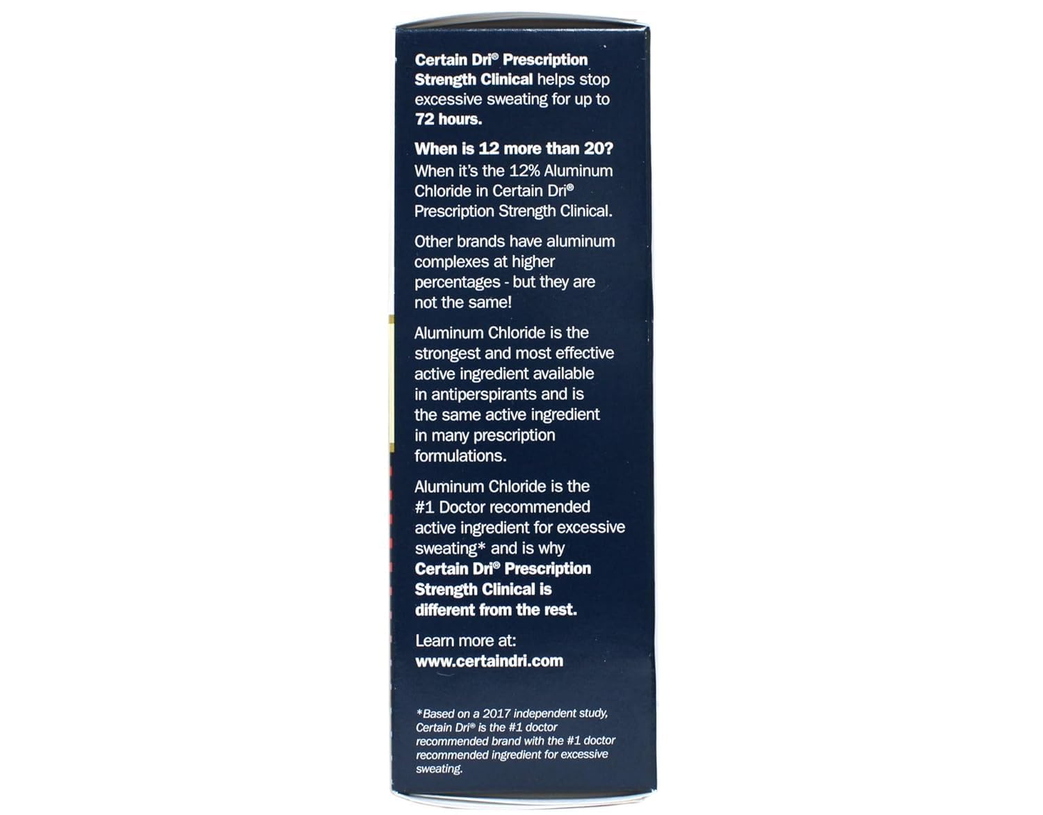 Certain Dri Clinical Strength Antitranspirante Roll-On – 1.2 onzas, paquete de 2