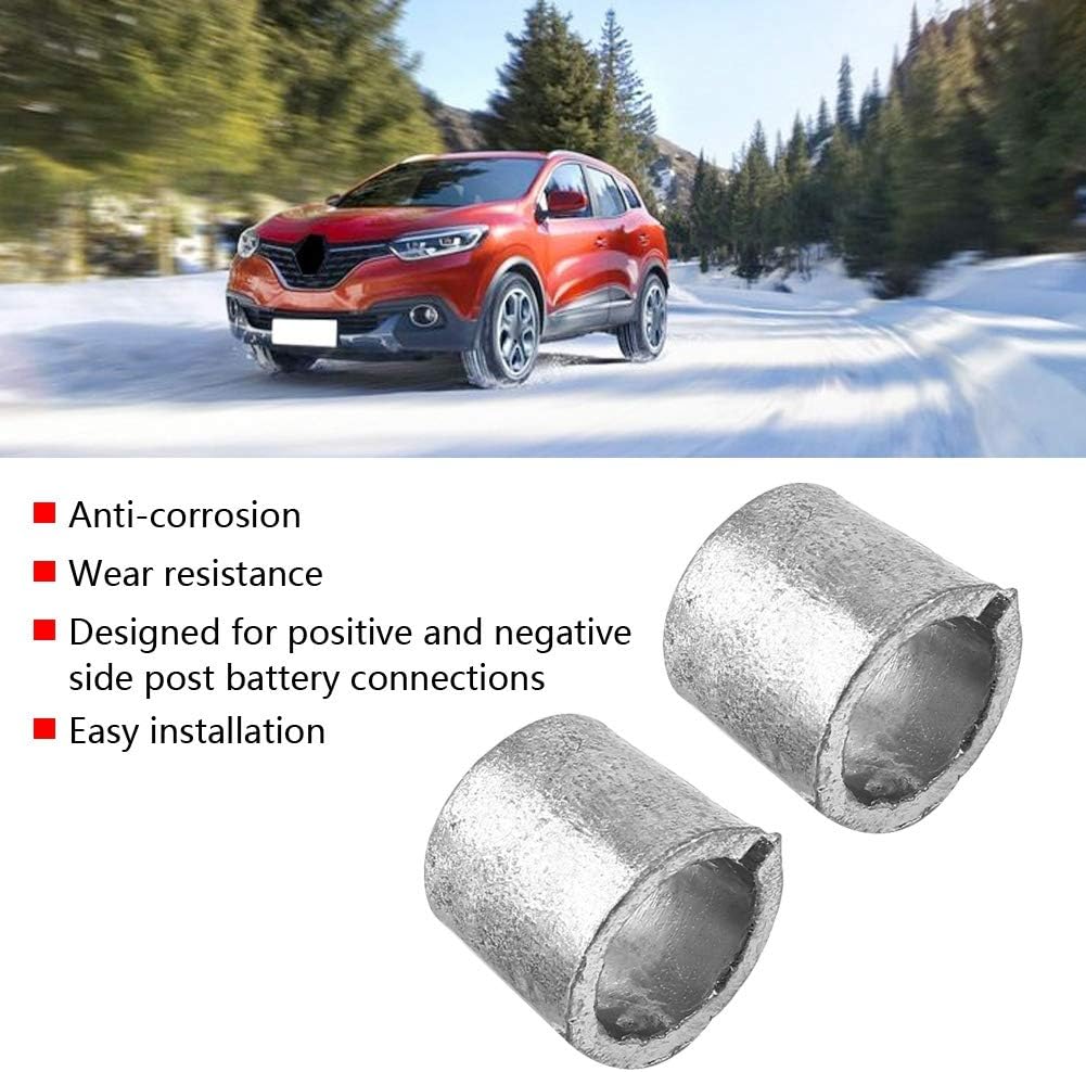 Fundas de batería de coche, 1 par de adaptadores de poste de convertidor de terminal de batería, adaptadores de poste de convertidor de terminal de