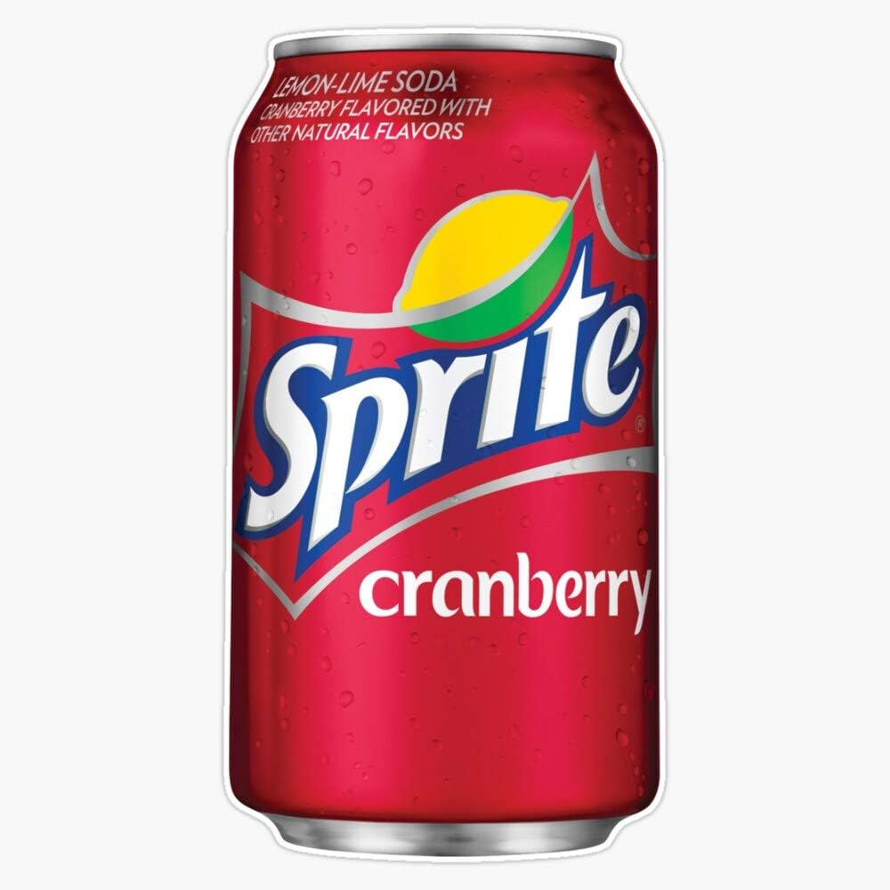 Sprite – Calcomanía de vinilo impermeable con diseño de arándanos para coche, laptop, pared, ventana, 5 pulgadas