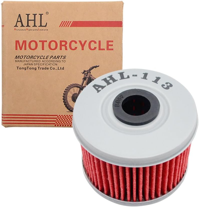 AHL 113 Filtro de aceite para Honda TRX300EX TRX300 EX 1993-2008 TRX200D FOURTRAX 200 1990-1997 TRX 250 1987 TRX250X 1989-1990 TRX300EX FOURTRAX