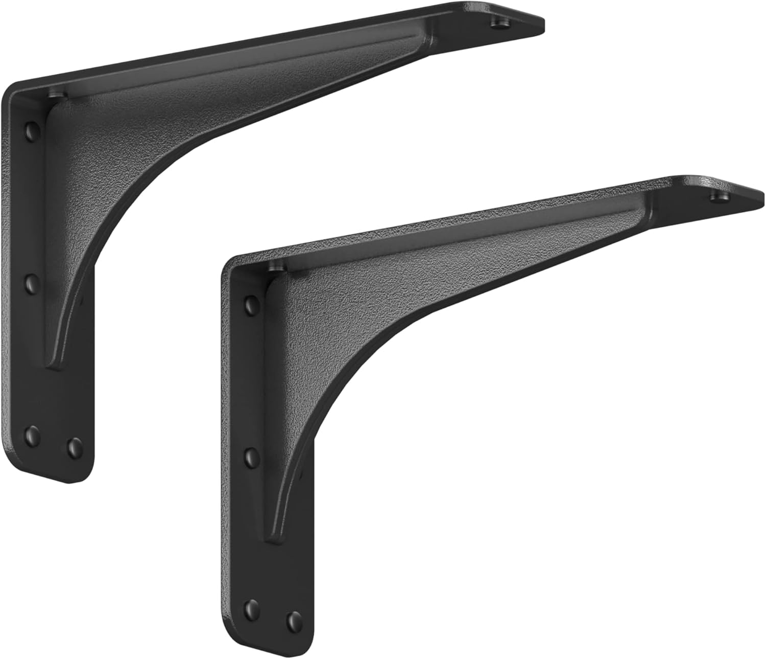 Starby Gladiator Series Solid Heavy Duty Welded 500 libras de granito de perfil bajo soporte de estante estante flotante discreto delgado capacidad