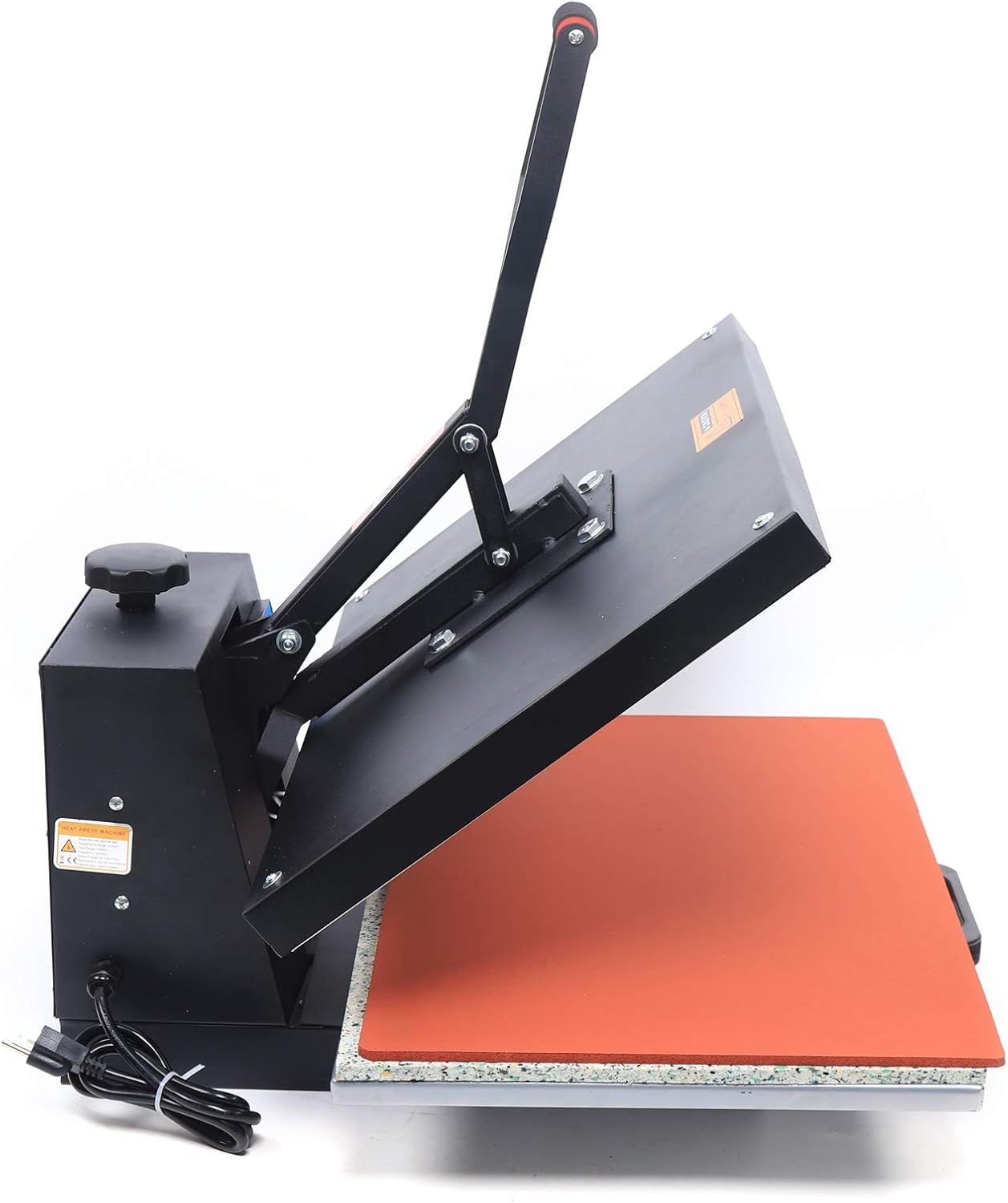 HENHAIY Máquina de prensa de calor de gran tamaño de 16 x 24 pulgadas, camiseta de calentamiento rápido con control digital de 2800 W, equipo de