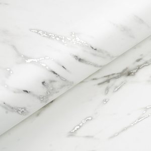 Livelynine Papel de contacto blanco para encimera, impermeable, papel tapiz autoadhesivo de mármol, papel de contacto para armarios, cubierta de Livelynine Papel de contacto blanco para encimera, impermeable, papel tapiz autoadhesivo de mármol, papel de contacto para armarios, cubierta de