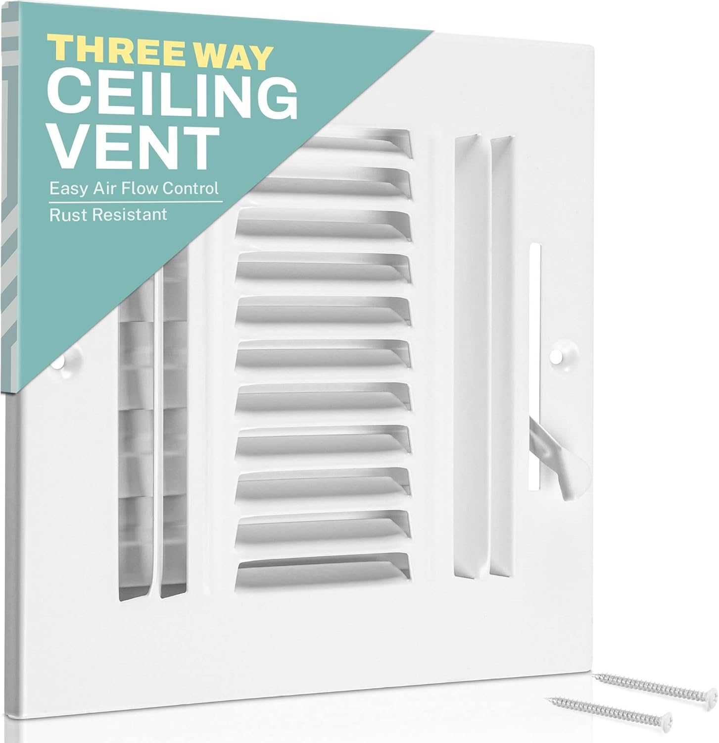 Home Intuition Rejilla de techo  Cubiertas de ventilación de aire para techo o pared del hogar  10 x 8 pulgadas (apertura de conducto), cubierta de