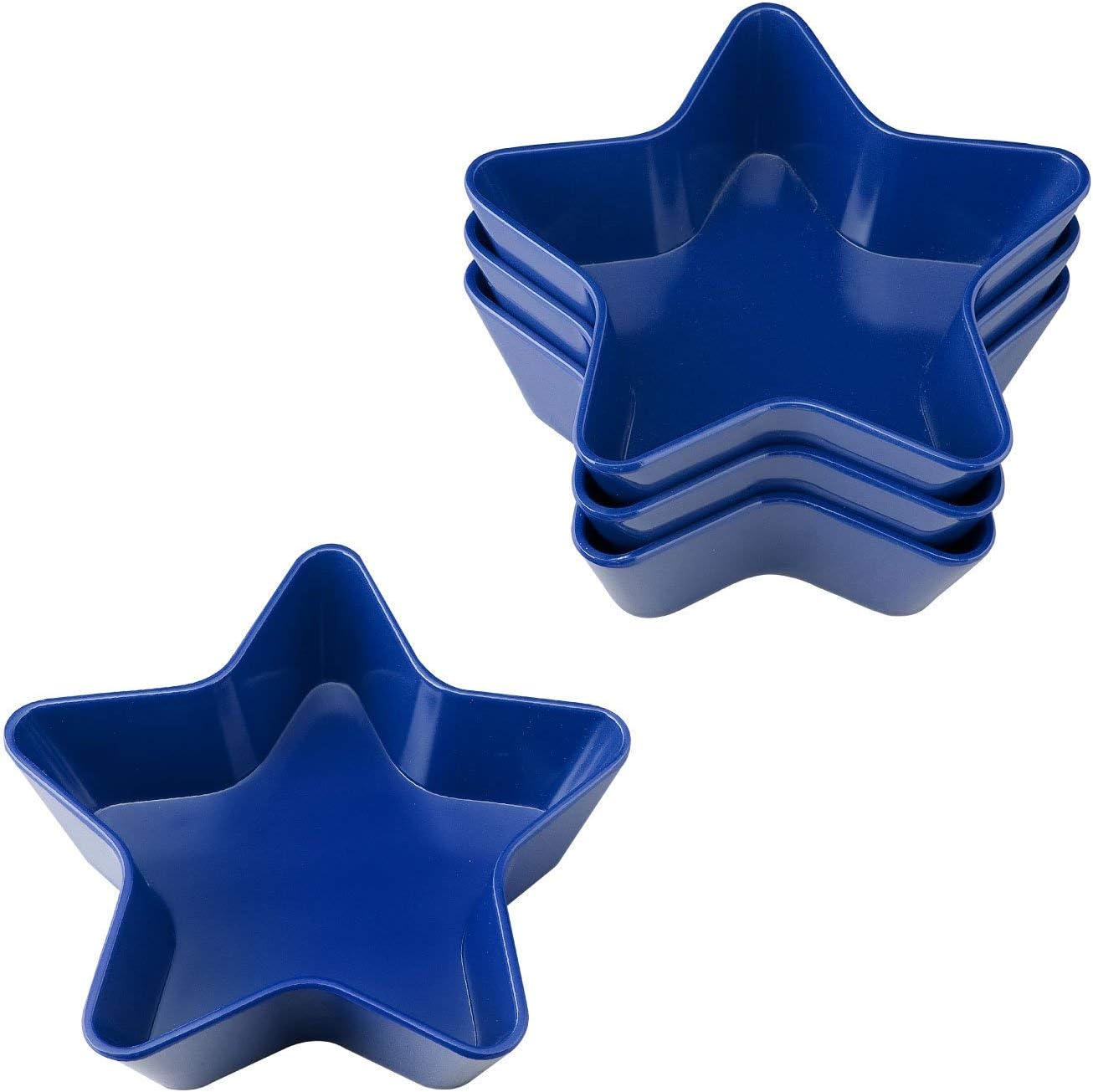 UP ware – Cuencos pequeños de melamina de 4 piezas para postre, aperitivos, helados, nueces o frutas, cuencos de melamina para postres de 5.5