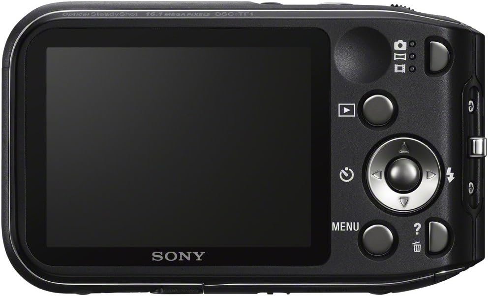Sony DSC-TF1B Cámara digital impermeable de 16 MP con LCD de 2,7 pulgadas (negro) (Modelo antiguo)