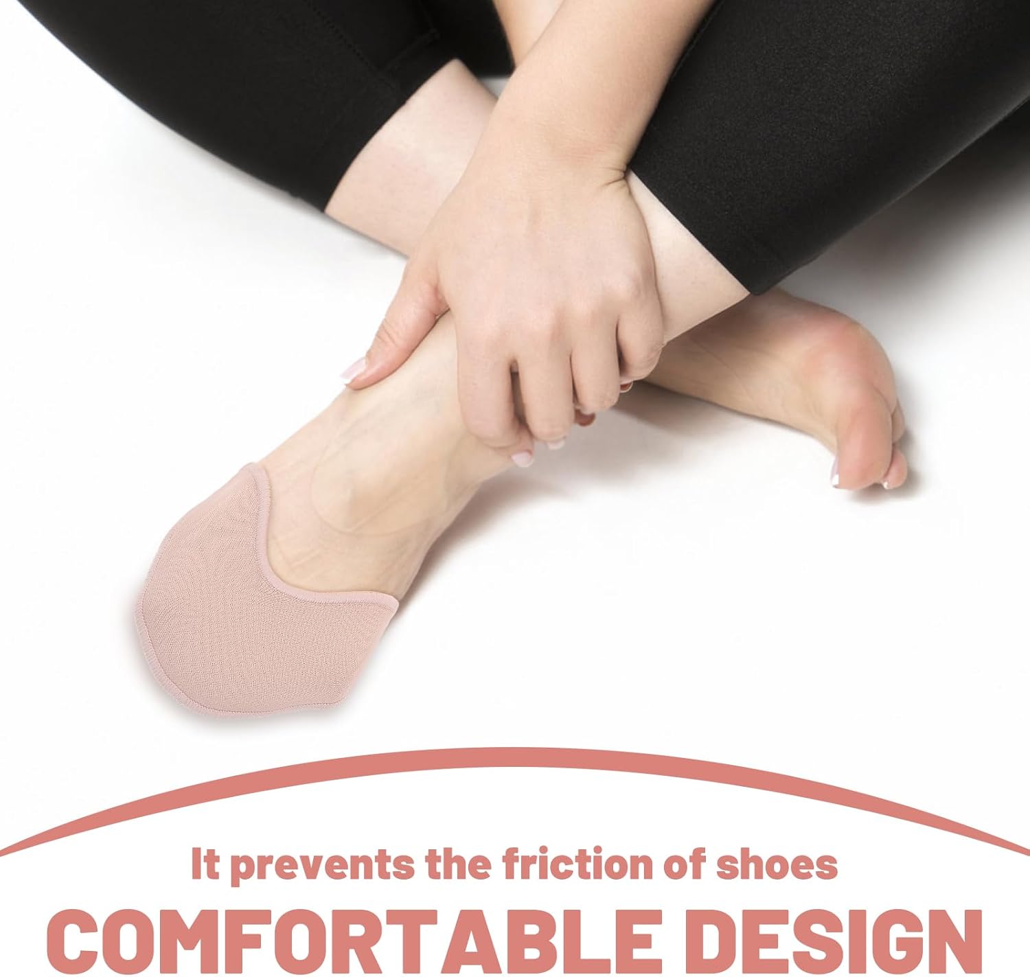 Calcetines de ballet para zapatos de danza, almohadillas de punta para zapatos, almohadillas de tela, cubierta protectora envuelta en el antepié, 1