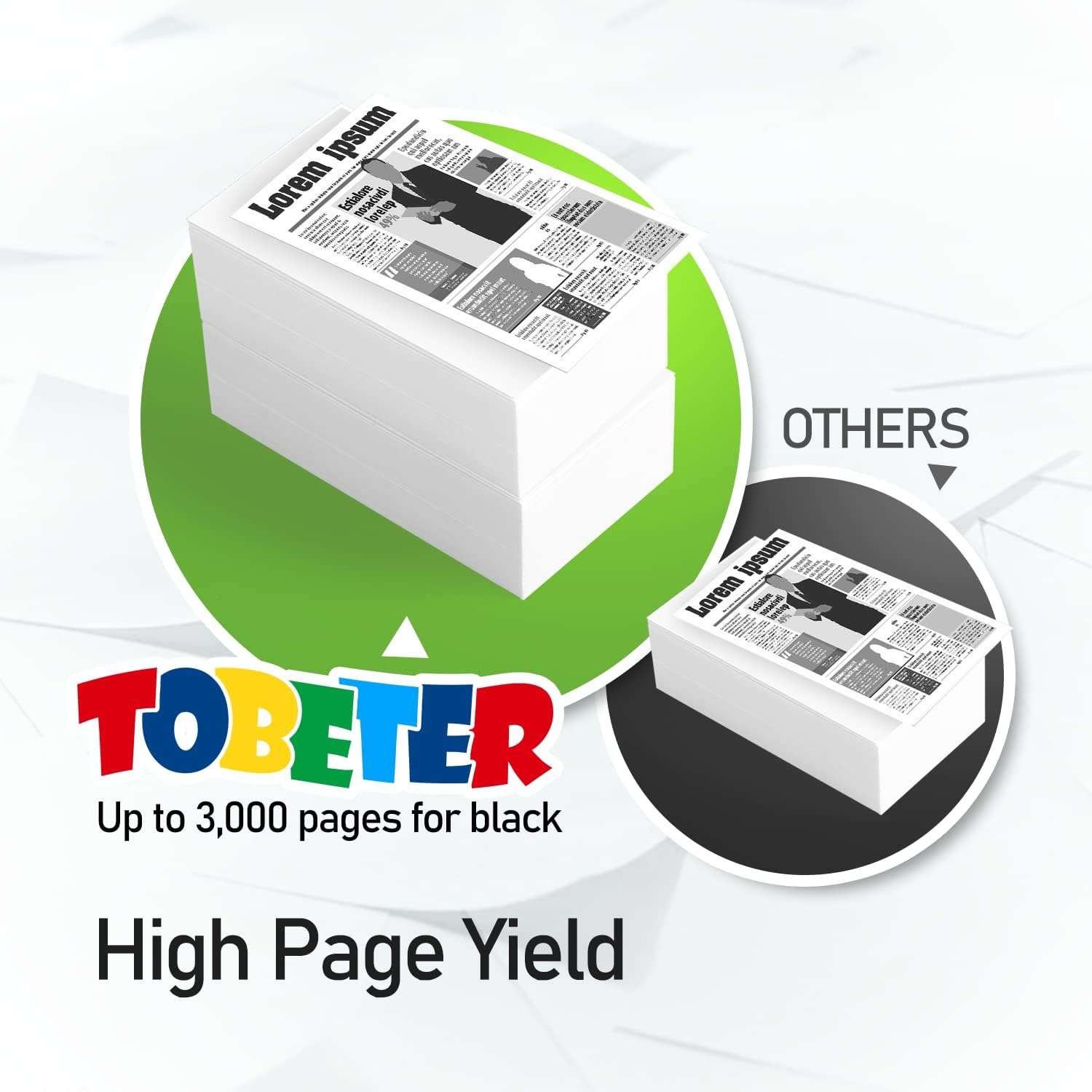 ToBeter Cartuchos de tóner 3260 remanufacturados de repuesto para Xerox 3260 106R02777 Uso con impresora láser Xerox Phaser 3260 3260DNI 3260DI