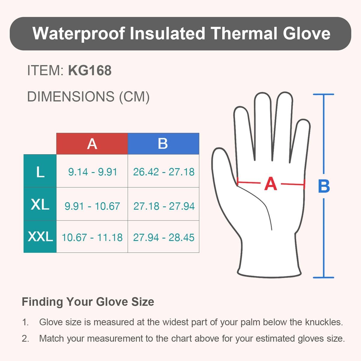 KAYGO Guantes de trabajo de invierno para hombres y mujeres, forro polar aislante, palma de cuero sintético, guantes de trabajo térmicos