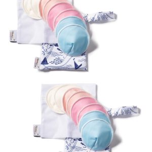 Fishers Finery Almohadillas de brasier de lactancia de rayón, lavables, reutilizables, a prueba de fugas, todo el día y la noche (juego de 2) Fishers Finery Almohadillas de brasier de lactancia de rayón, lavables, reutilizables, a prueba de fugas, todo el día y la noche (juego de 2)