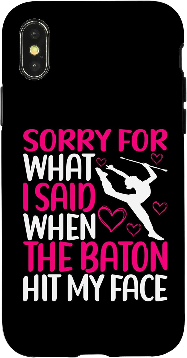 Funda para iPhone XXS Baton Twirler Majorette Baton Twirler