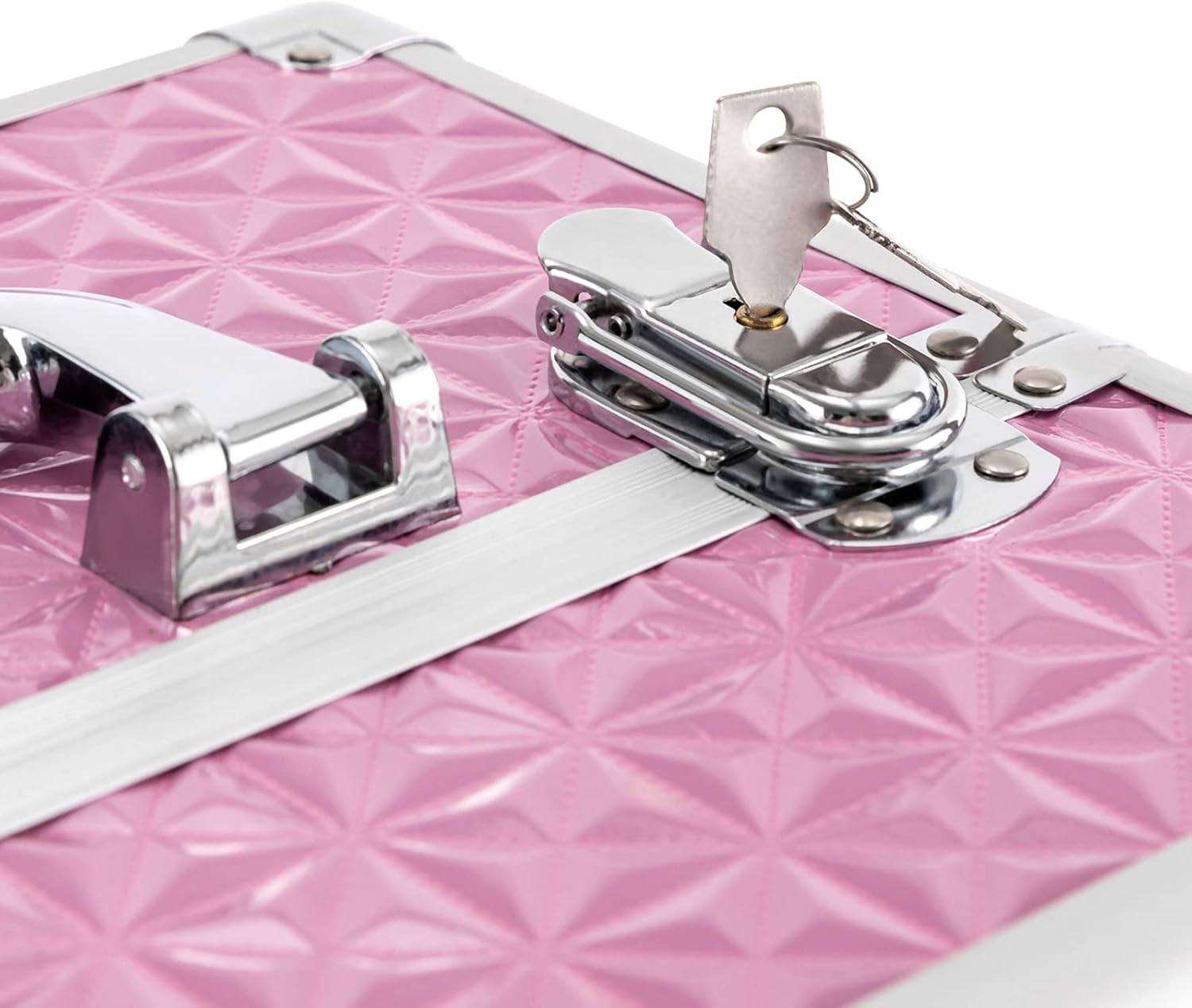 LyeXD Carro de almacenamiento cosmético rodante profesional, Rosado, Moderno