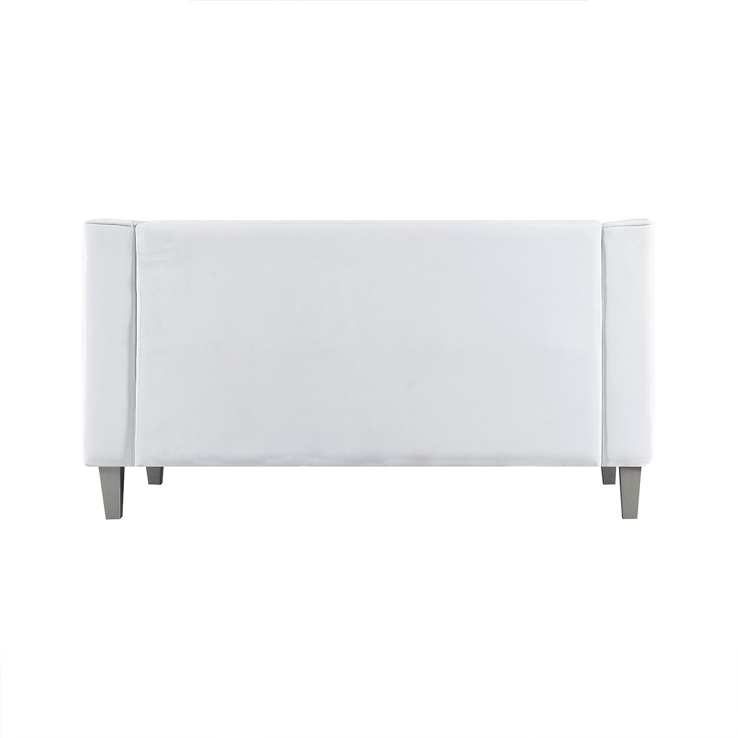 Naomi Home Tuxedo – Sofá de dos plazas pequeño moderno para sala de estar, sofá de mediados de siglo, muebles para espacios pequeños, cojín
