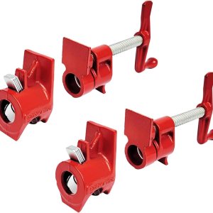 Abrazaderas de tubo de 34 pulgadas para carpintería de hierro fundido de alta resistencia abrazaderas de tubo de liberación rápida para carpintería, Abrazaderas de tubo de 34 pulgadas para carpintería de hierro fundido de alta resistencia abrazaderas de tubo de liberación rápida para carpintería,