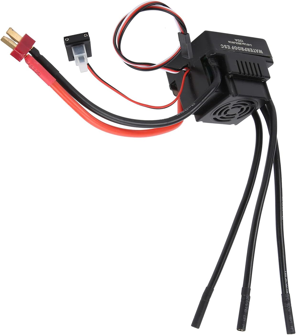 Fydun 120A RC Bl Waterproof Electronic Speed Controller ESC for 18 110 RC Car Model Ornntss