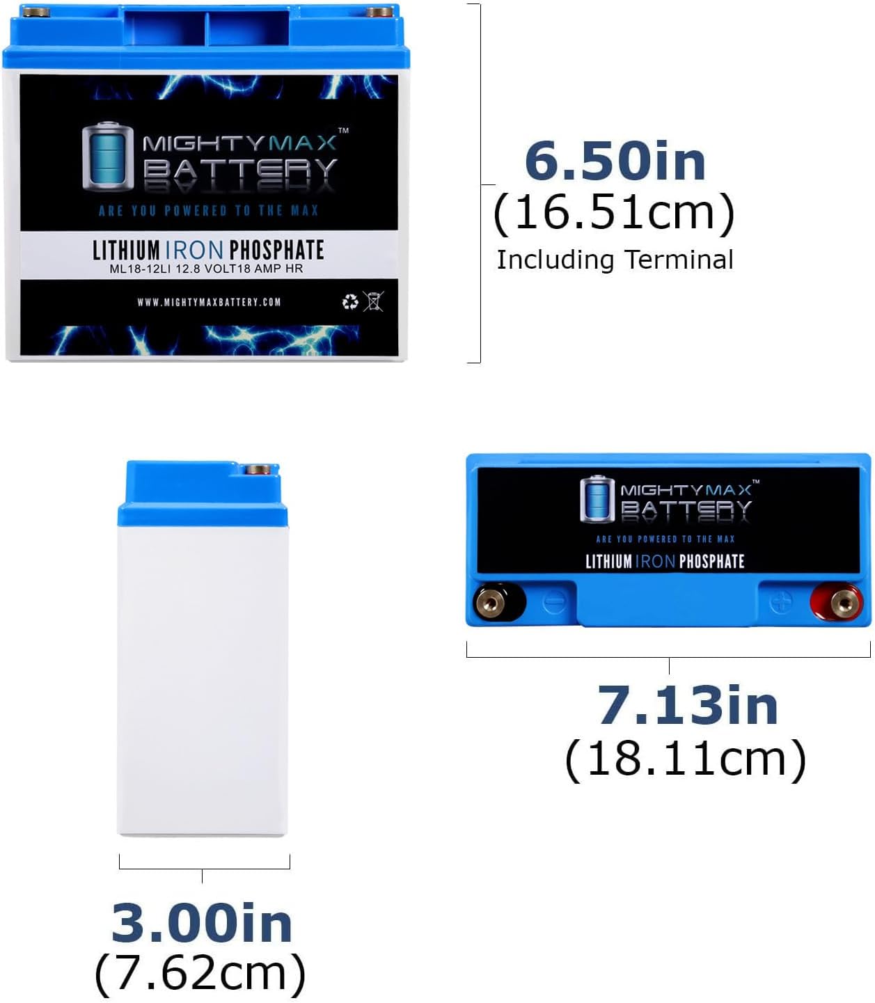 Mighty Max Battery Batería de repuesto de litio de 12V 18AH para XPower PowerSource 1500