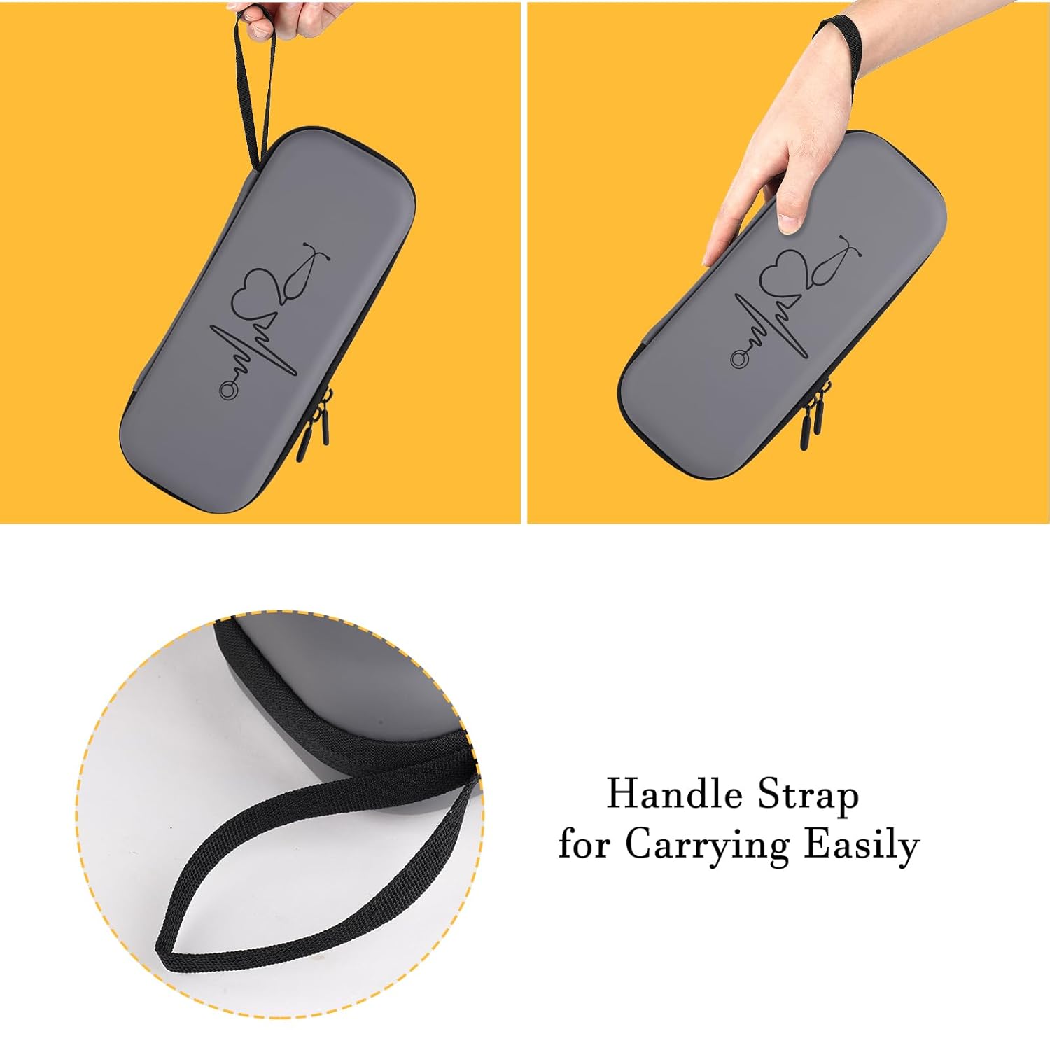 Funda para estetoscopio 3M Littmann, estetoscopio de transporte para estetoscopio MDF Acoustica Deluxe, soporte de viaje para estetoscopio para
