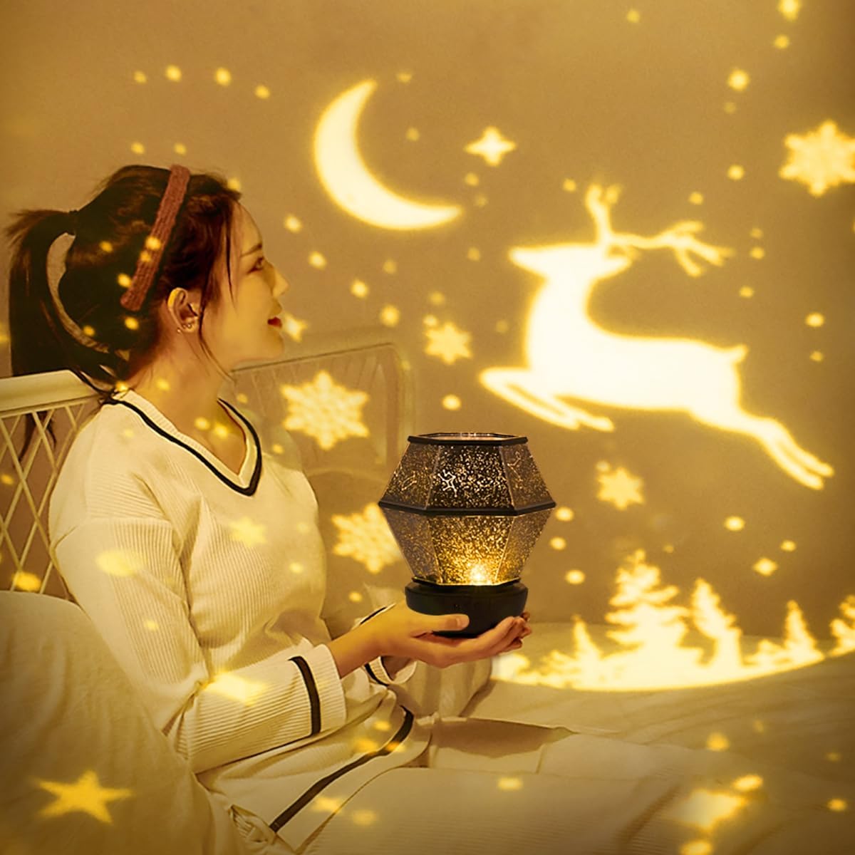 12 juegos de películas, proyector de estrellas para niños, proyector de galaxia para dormitorio, lámpara de planetario de estrella de cielo