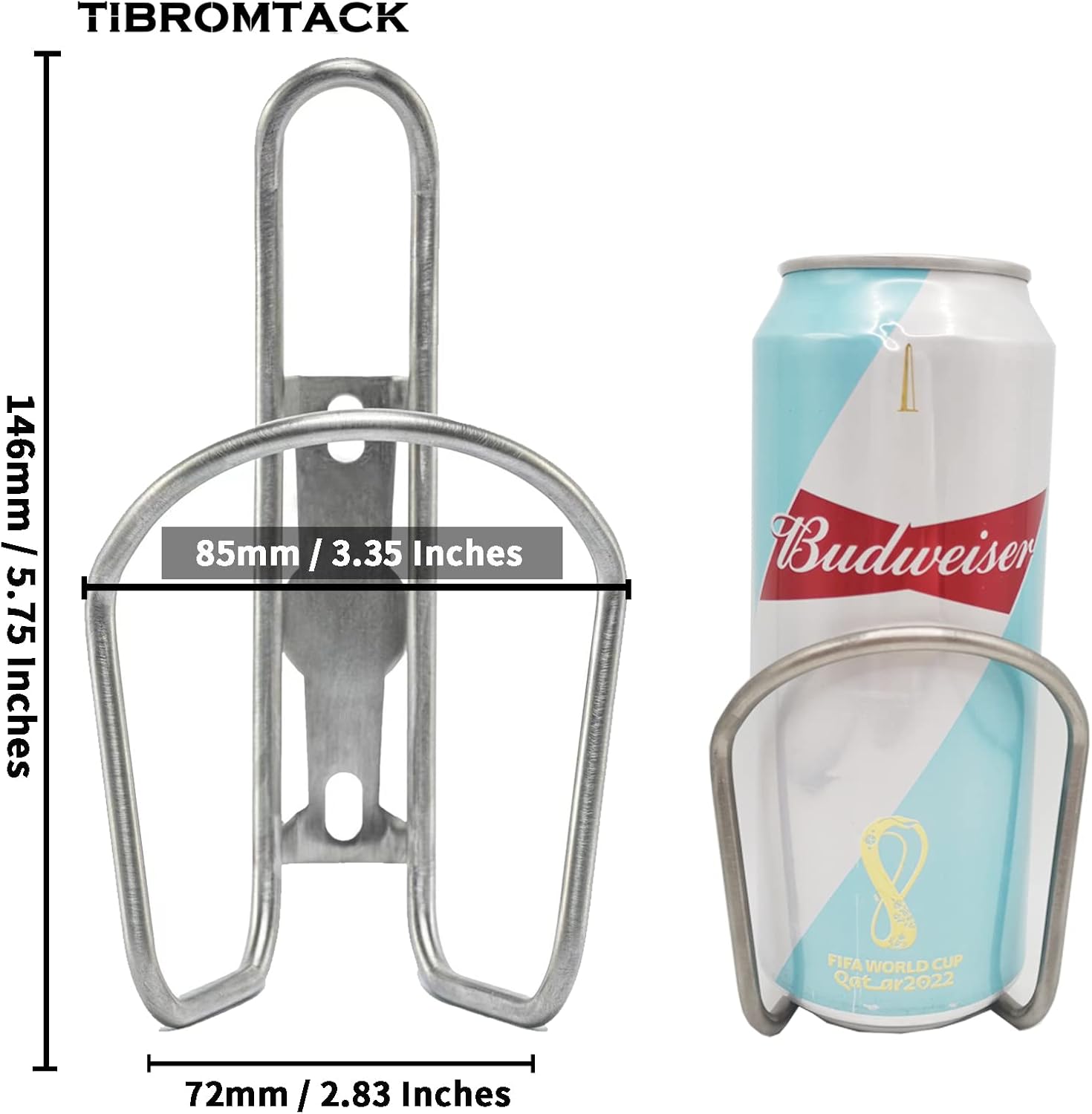 Jaula de botella de agua duradera, titular de botella de consumición de ciclismo de titanio, jaula de botella de bicicleta para MTB, bicicletas de