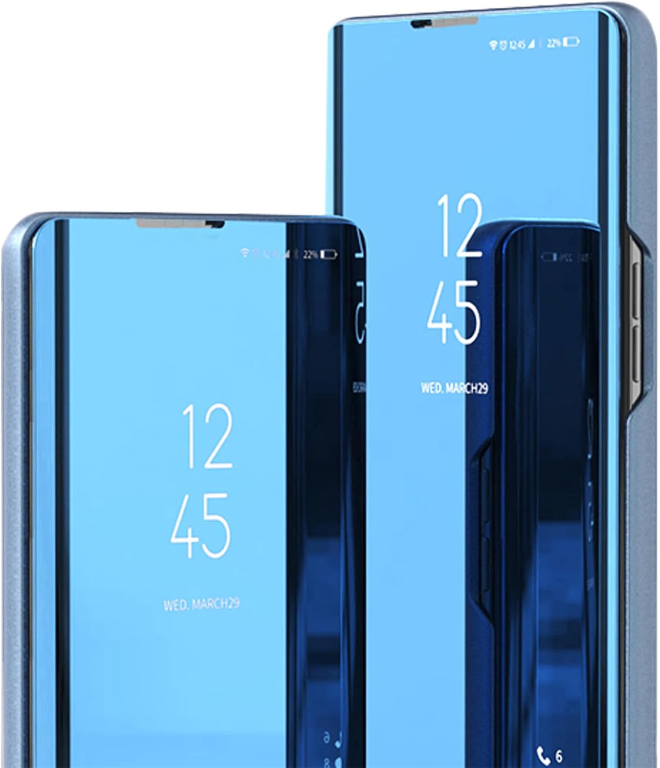 Funda con espejo para Samsung Galaxy S22 Ultra 5G (no S22) para mujer, maquillaje al aire libre, bonita funda delgada para teléfono, protección