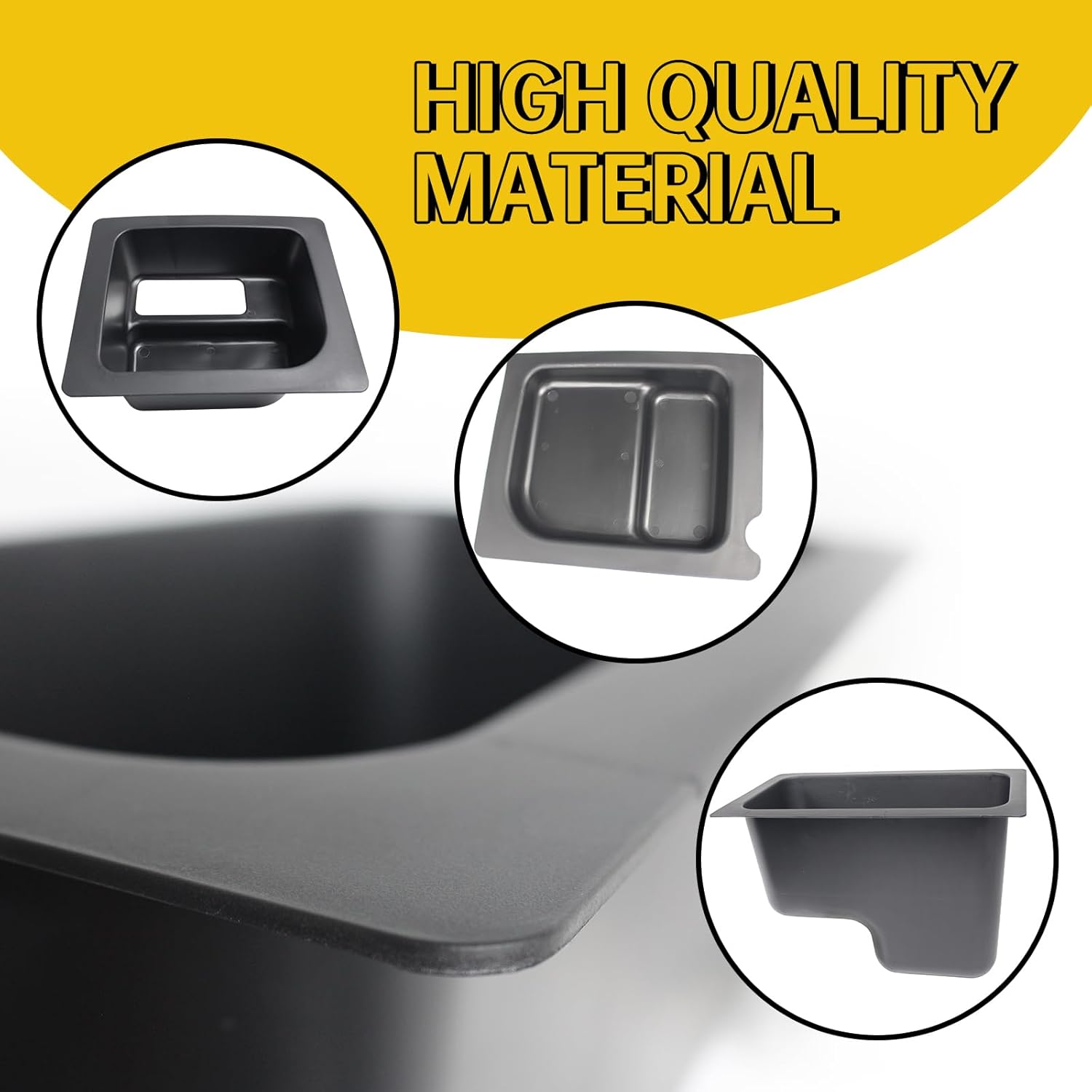 Caja de almacenamiento para debajo del asiento compatible con Polaris Ranger 500570 2015-2021, accesorios de tamaño mediano, juego de contenedores