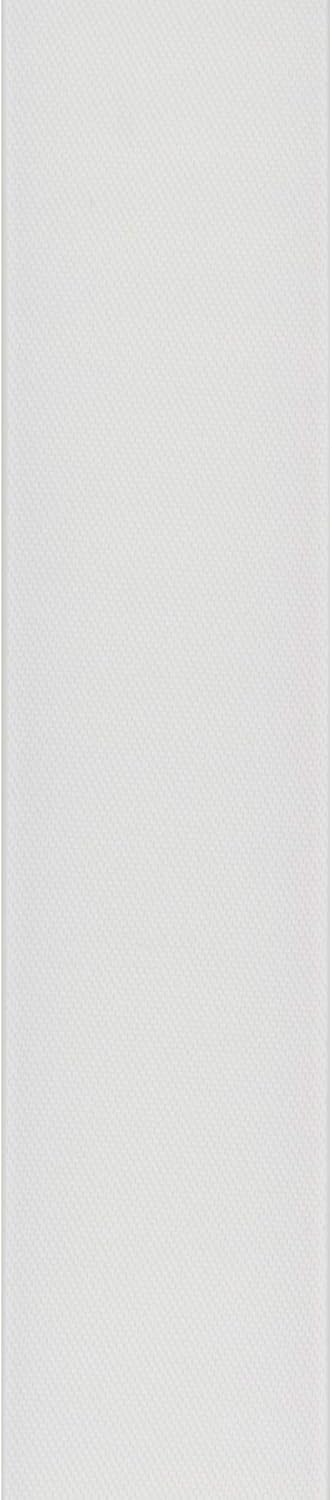 McGinley Mills – Cinta de satén de acetato de 1.3 pulgadas de ancho, color blanco, carrete de 100 yardas