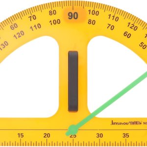 1 transportador, transportador grande para transportador de geometría con brazo oscilante, herramienta de medición magnética, suministros escolares 1 transportador, transportador grande para transportador de geometría con brazo oscilante, herramienta de medición magnética, suministros escolares