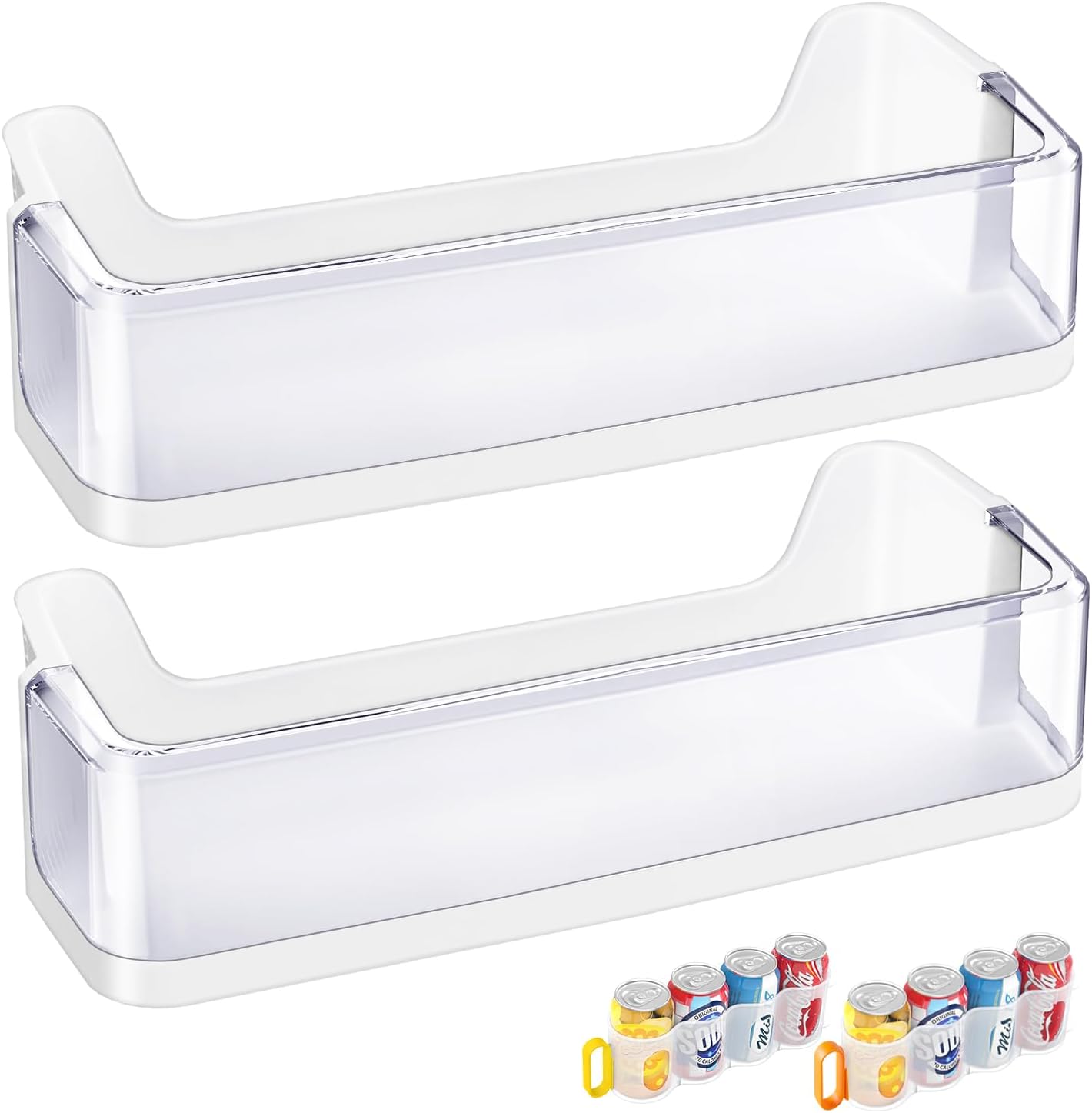 (2 unidades) DA97-08348A actualizado para puerta de refrigerador compatible con Samsung Refrigerador Part RS265TDRS RS25H5111BC RS25H5111SR puerta,