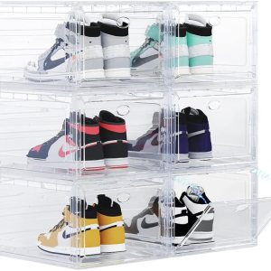 Caja de zapatos de plástico (XL transparente 6) Caja de zapatos de plástico (XL transparente 6)