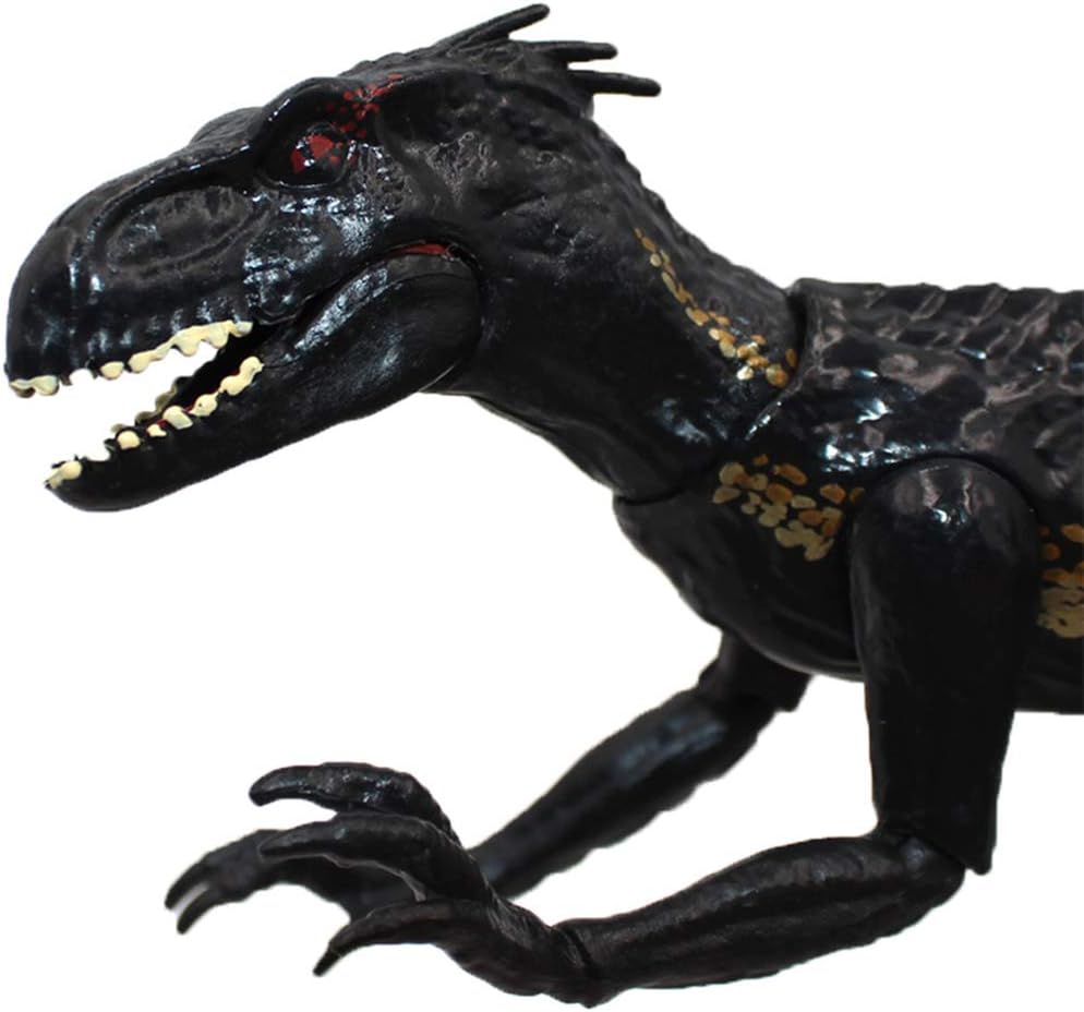 Juguete de dinosaurio Jurásico, figura de dinosaurio World Indoraptor, figura de acción de velociraptor, modelo animal para niños y niños, 5.9 in