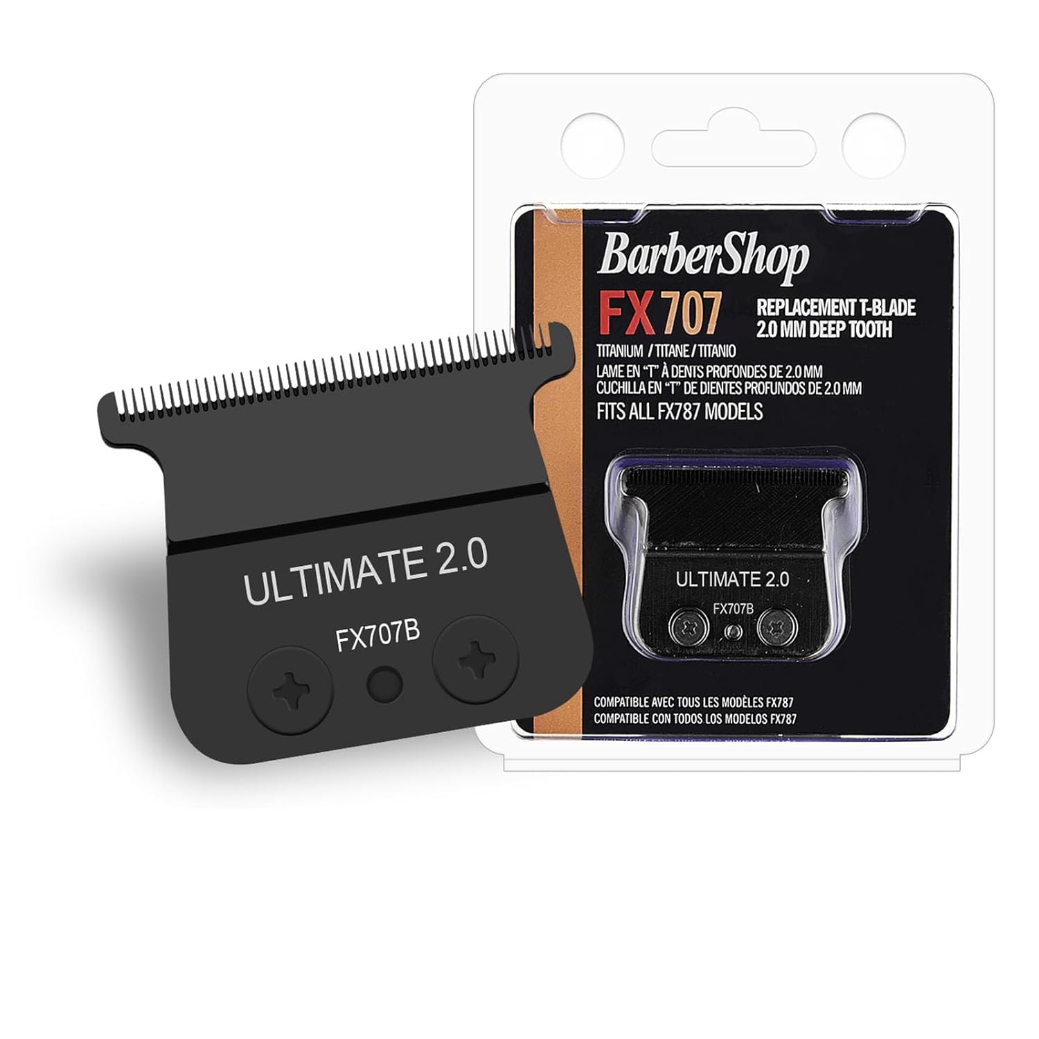 Cuchillas de repuesto DLC compatibles con BaBylissPRO Barberology cuchillas de repuesto para recortadoras de cabello (FX787) y recortadoras LoPROFX