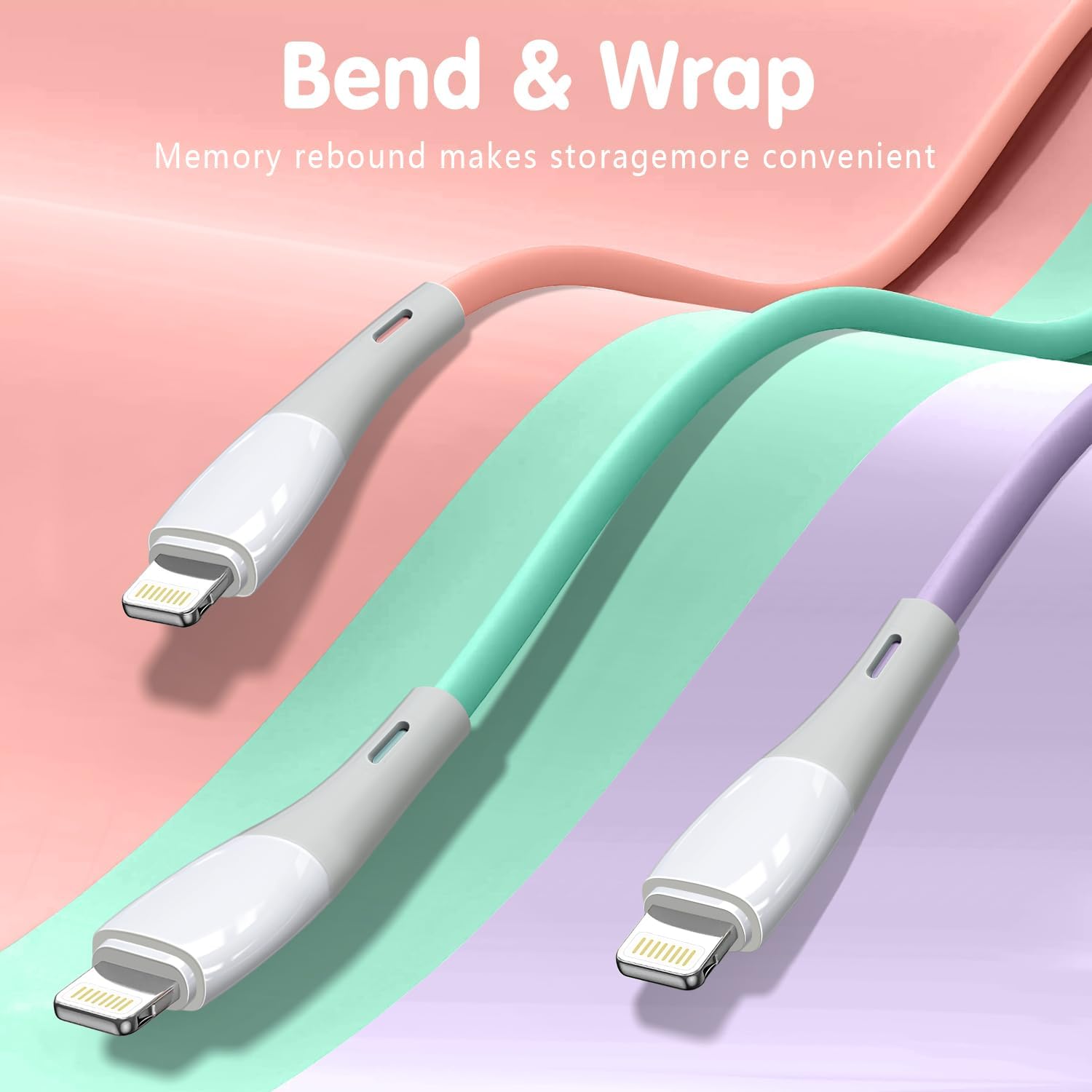 DFLASHS Cable de carga para iPhone con certificación MFi, paquete de 3 cables Lightning de 3 pies para iPhone 14131211 Pro MaxMiniXS MAXXRXSX87Plus6
