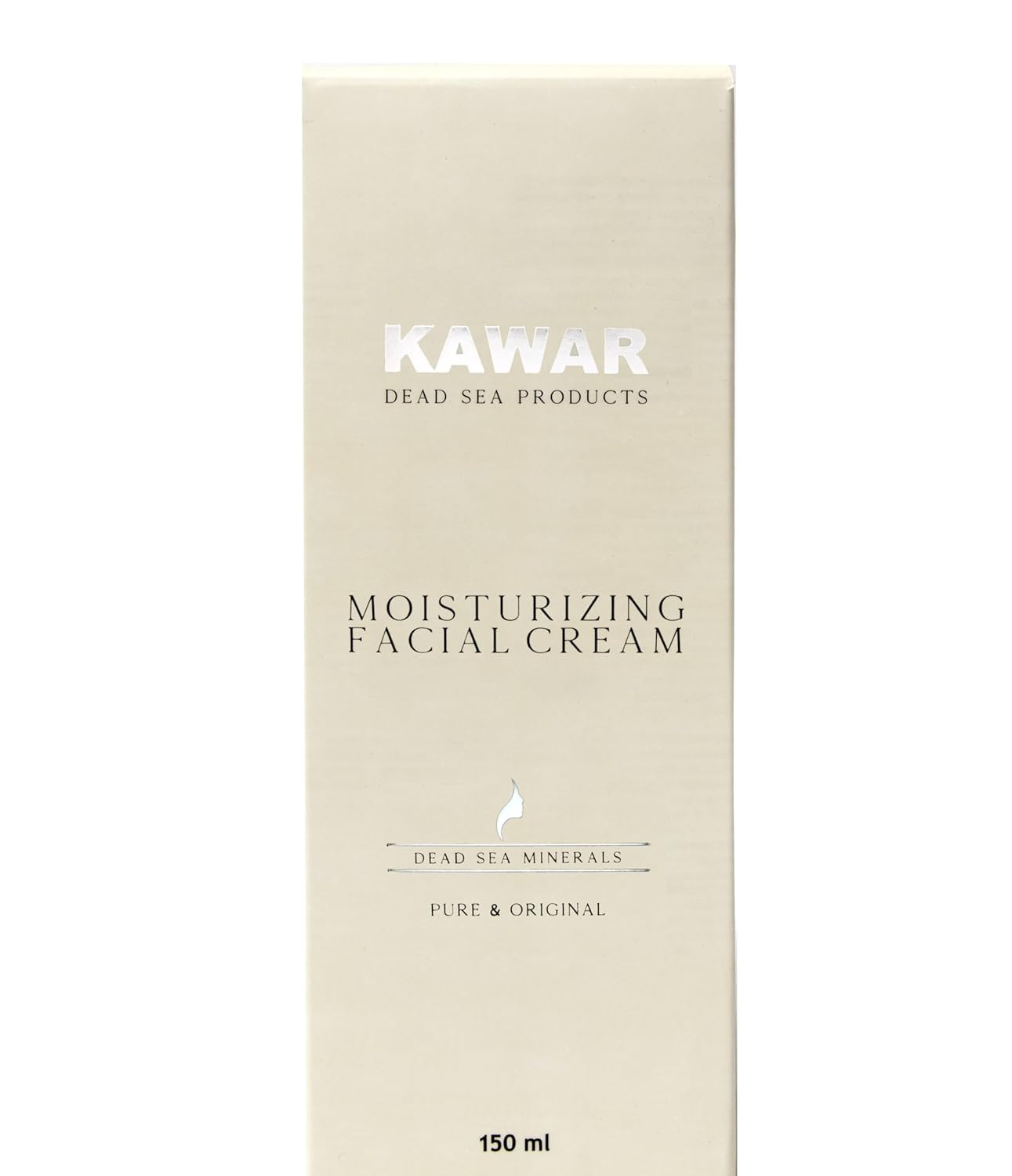 Crema facial hidratante del Mar Muerto con niacinamida y ceramidas, hidrata y calma con manteca de karité y aceite de argán, hidratante vegano para