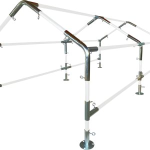 Accesorios de toldo de pico alto de 10 x 20 pies, bricolaje RV y embarcación, piezas de marco de metal EMT de 1 pulgada Accesorios de toldo de pico alto de 10 x 20 pies, bricolaje RV y embarcación, piezas de marco de metal EMT de 1 pulgada