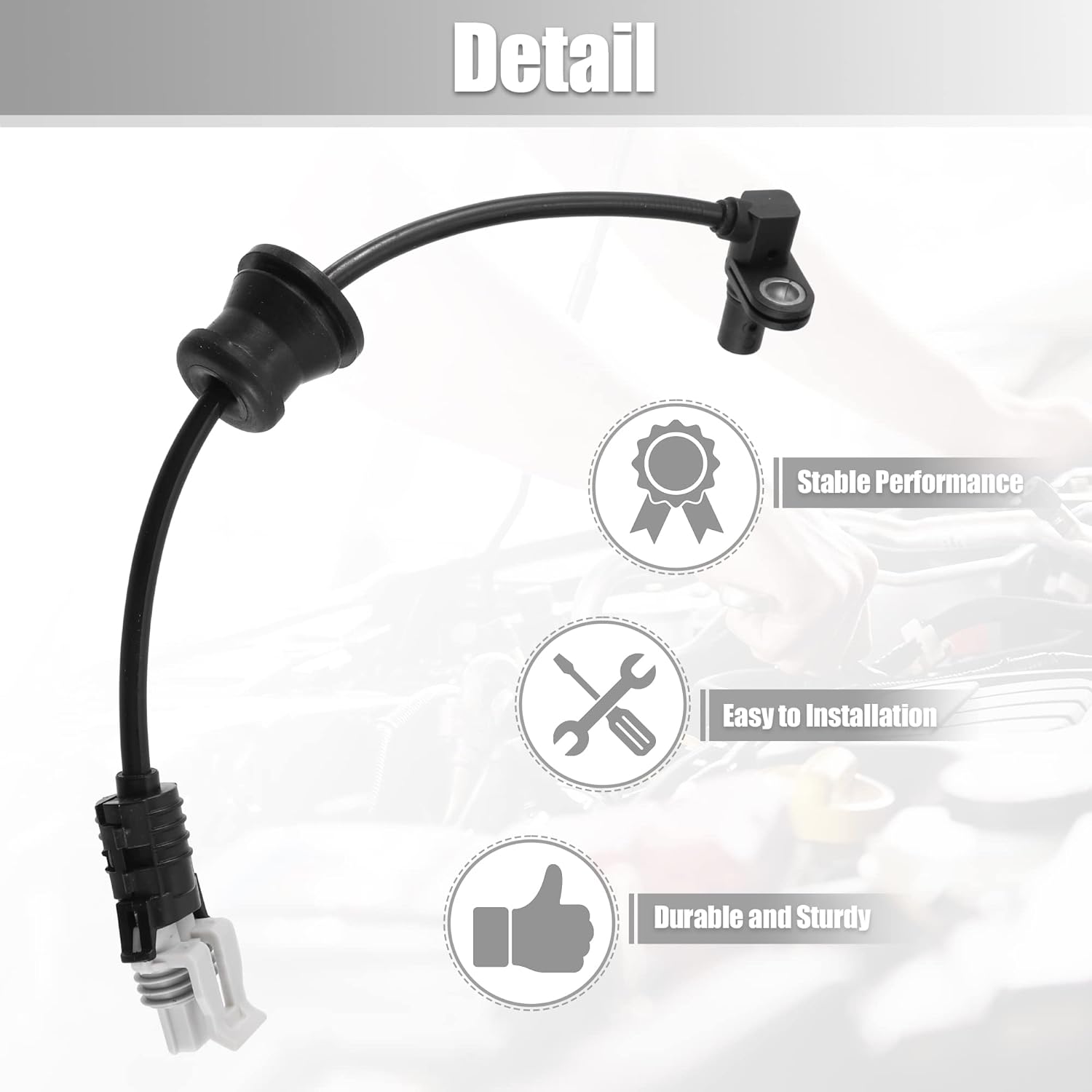 X AUTOHAUX Sensor de transmisión del reemplazo del coche NO.9662608096626078 para Chevrolet Captiva Sport 2012-2015