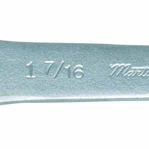 Martin Llaves de servicio de ángulo de 30 SAE #1234, apertura de 1 116 “, 6 78 “de largo, 1 78 ” de diámetro de la cabeza, 14 ” de grosor de la Martin Llaves de servicio de ángulo de 30 SAE #1234, apertura de 1 116 “, 6 78 “de largo, 1 78 ” de diámetro de la cabeza, 14 ” de grosor de la