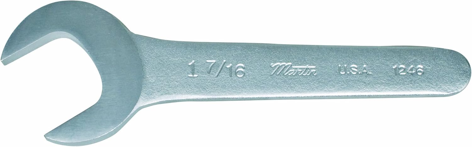 Martin Llaves de servicio de ángulo de 30 SAE #1234, apertura de 1 116 “, 6 78 “de largo, 1 78 ” de diámetro de la cabeza, 14 ” de grosor de la