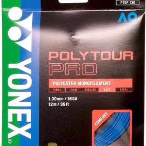 YONEX Poly Tour Pro – Cuerda de tenis azul (18 azul) YONEX Poly Tour Pro – Cuerda de tenis azul (18 azul)