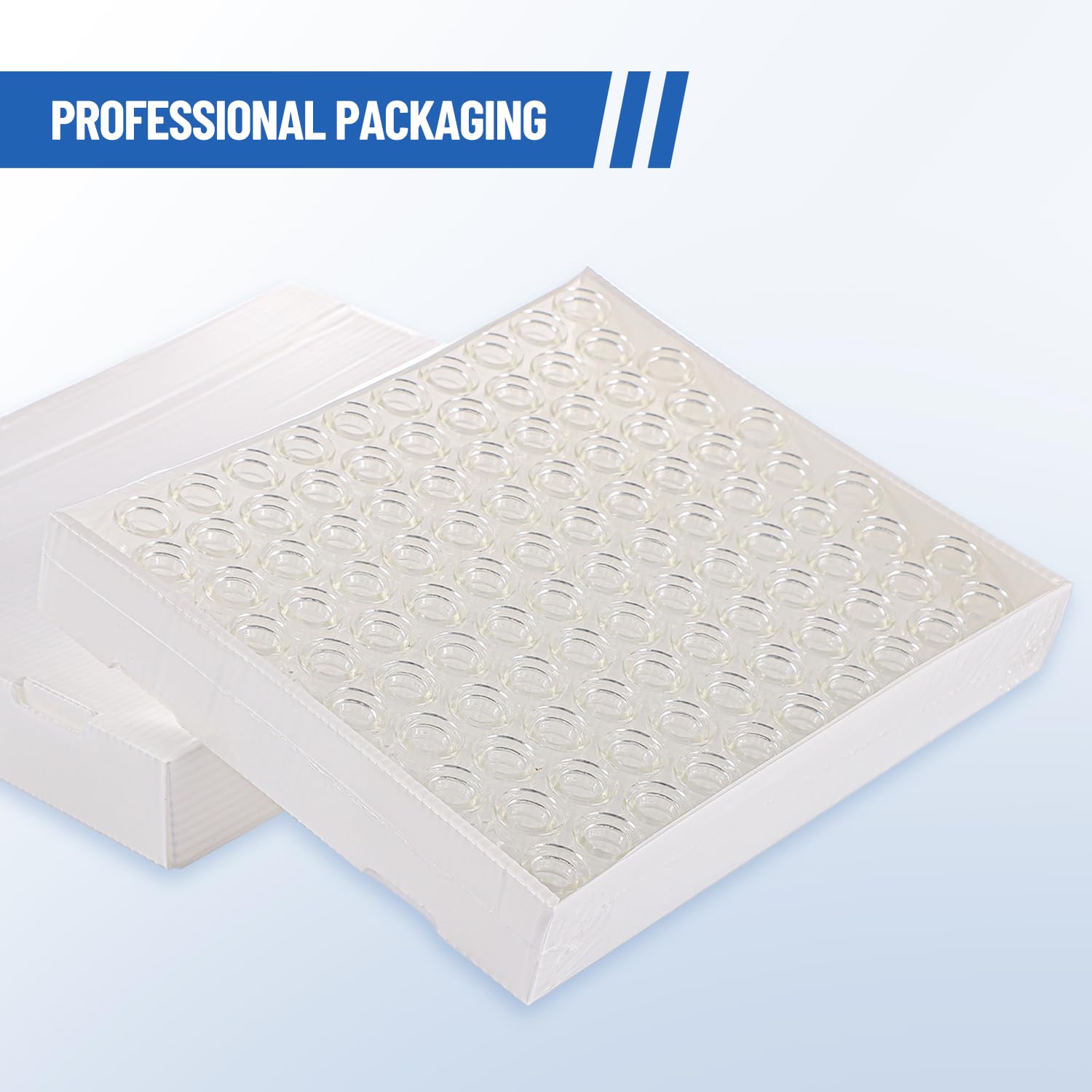 Paquete de 100 viales de vidrio de 0.1 fl oz, viales de vidrio transparente con tapas abatibles de plástico y aluminio y tapones de goma, vial de
