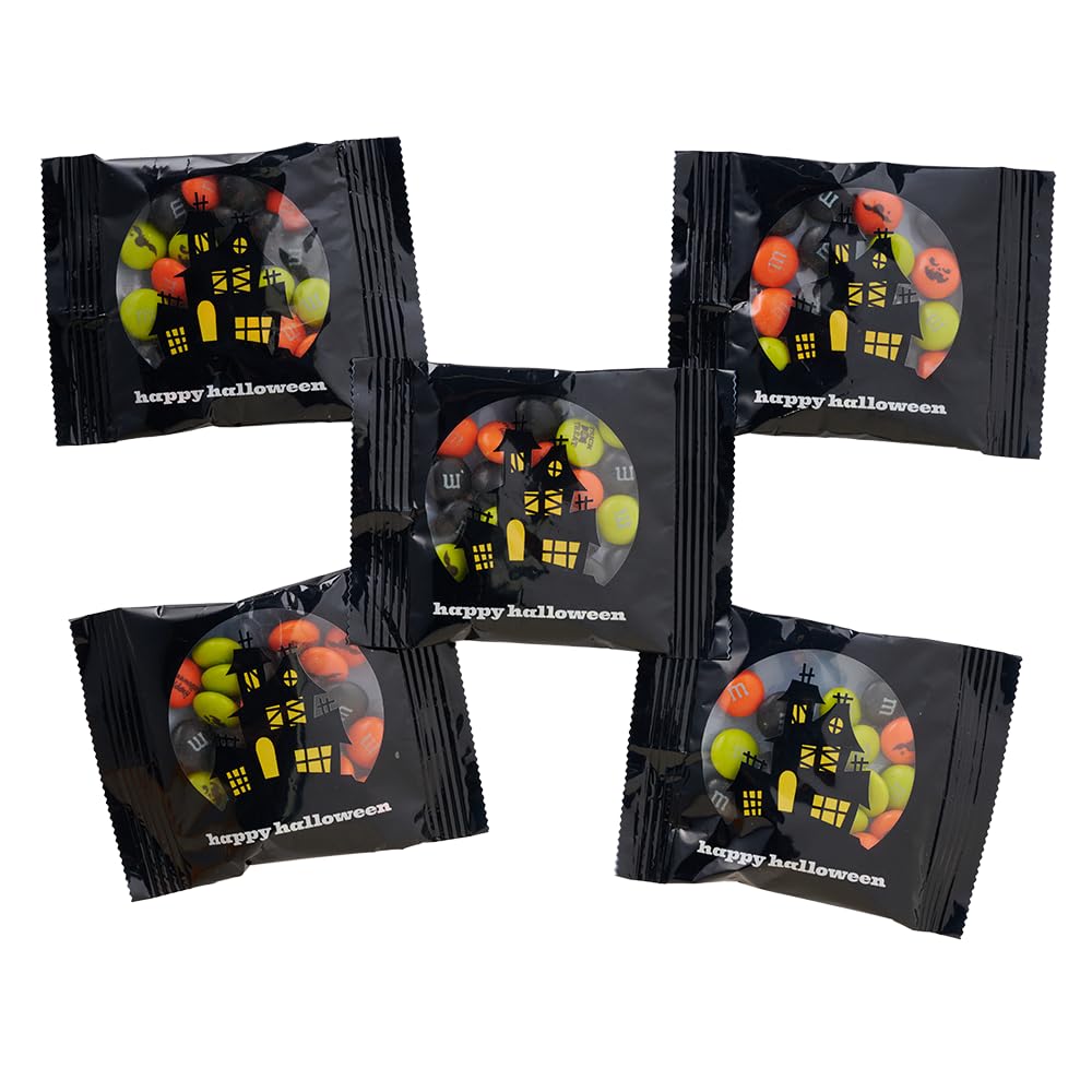 M&M’S Dulces de Halloween de dulce o truco, dulces únicos de Halloween para recuerdos de fiesta o bolsas de golosinas (juego de 30 unidades)