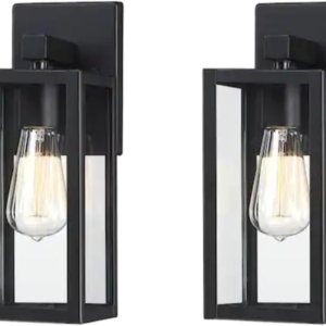 Hukoro Martin – Farol de pared para exteriores negro mate (2 unidades) Hukoro Martin – Farol de pared para exteriores negro mate (2 unidades)