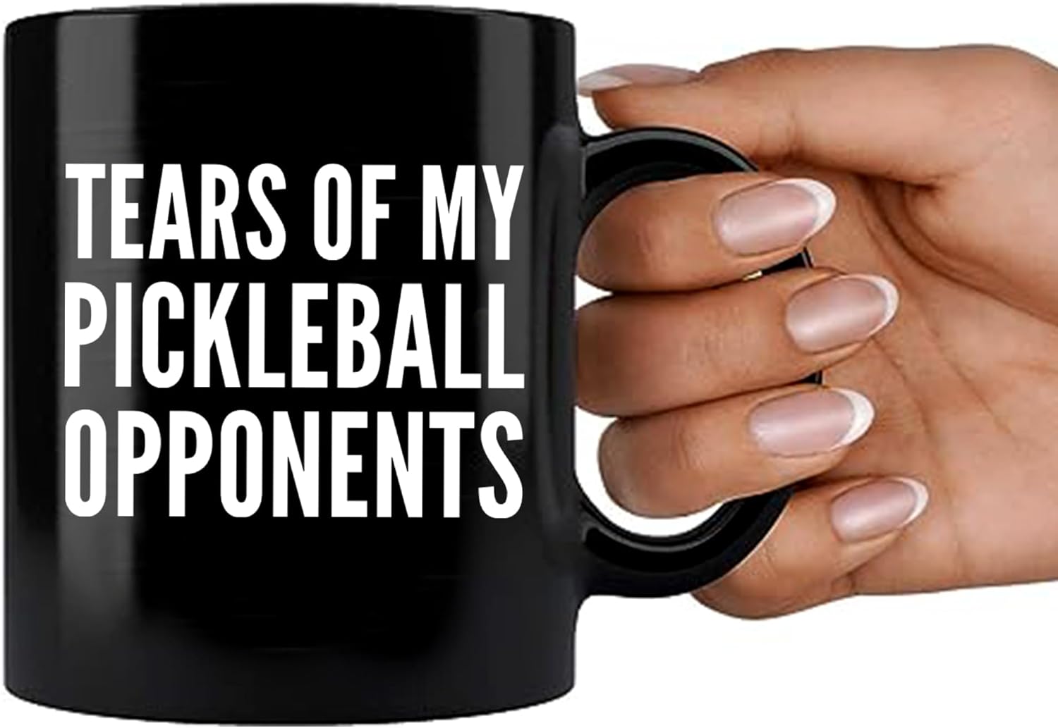 Panvola Tears of My Pickleball Opponents – Taza de cerámica para café, regalo para jugador deportivo, abuelo, abuela, marido, esposa, mamá, papá,