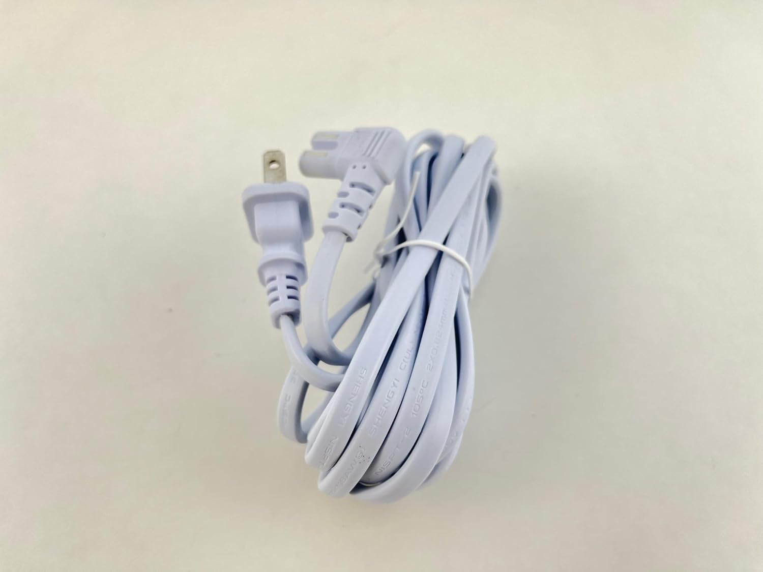 OMNIHIL – Cable de alimentación C7 en forma de L extra largo blanco de 10 pies para radio Tivoli Audio M1BTSLC Model One