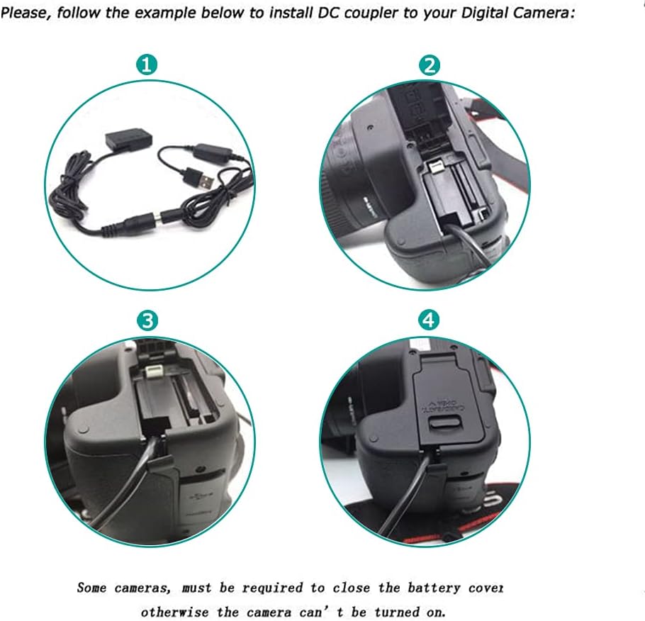 Cable USB tipo C AC8 DMW-BLC12 DCC8 DC acoplador PD adaptador para Lumix GH2 GH2K G81 G85 GX8 FZ1000 FZ2500 FZ300 G7 G6