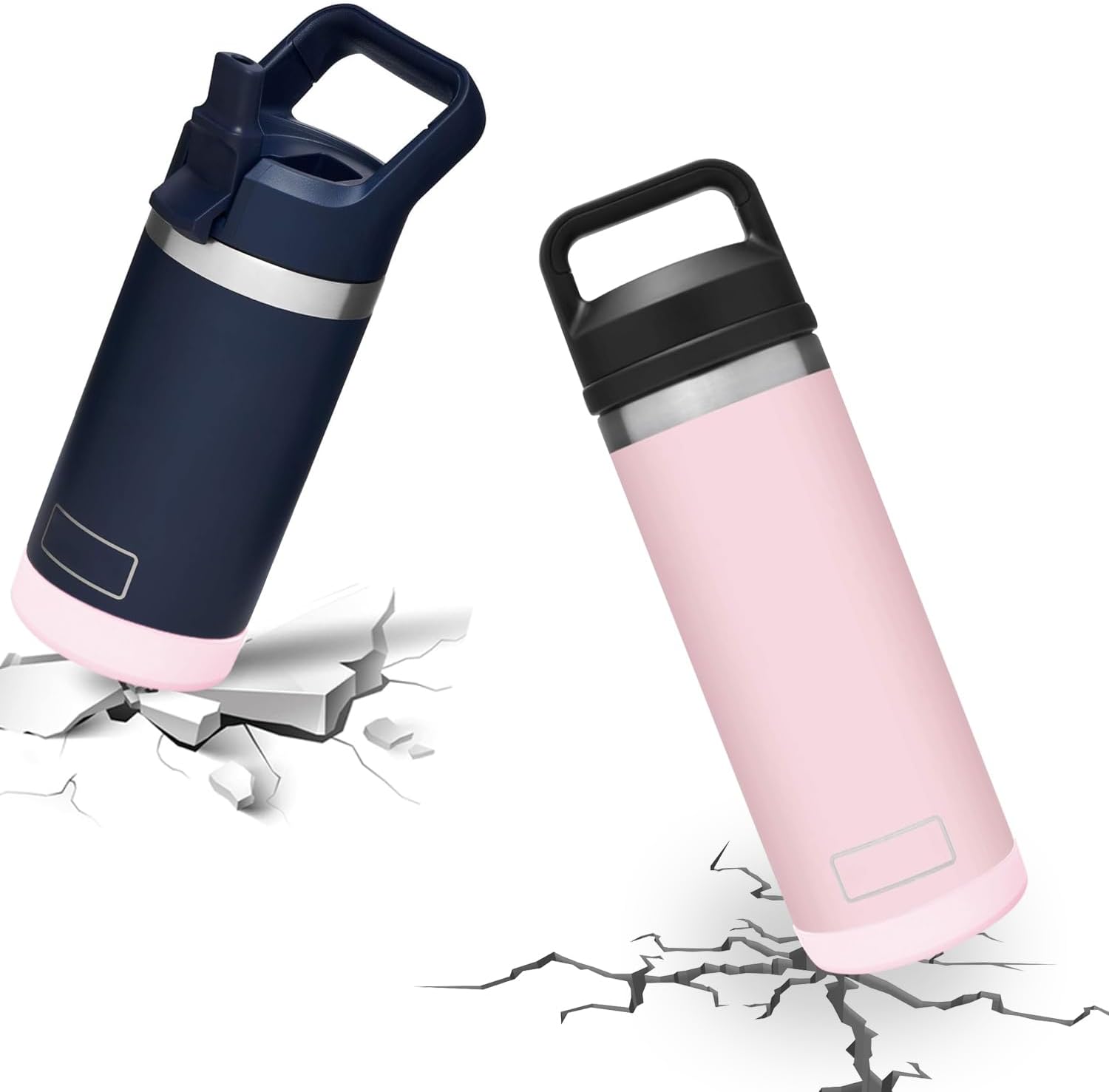 Funda de silicona para botas YETI Rambler Jr de 12 onzas y Rambler de 12 onzas y 18 onzas, protección más segura para botella YETI Rambler  Apto