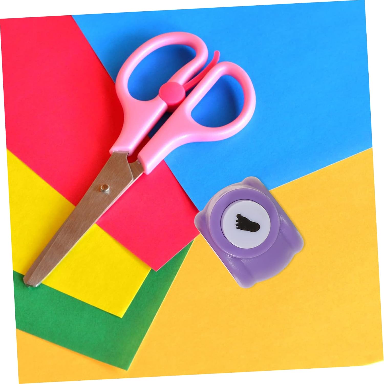 TEHAUX 12 piezas de papel de arte perforador perforador de corazón para manualidades, formas de perforación, esquina de papel, herramientas para
